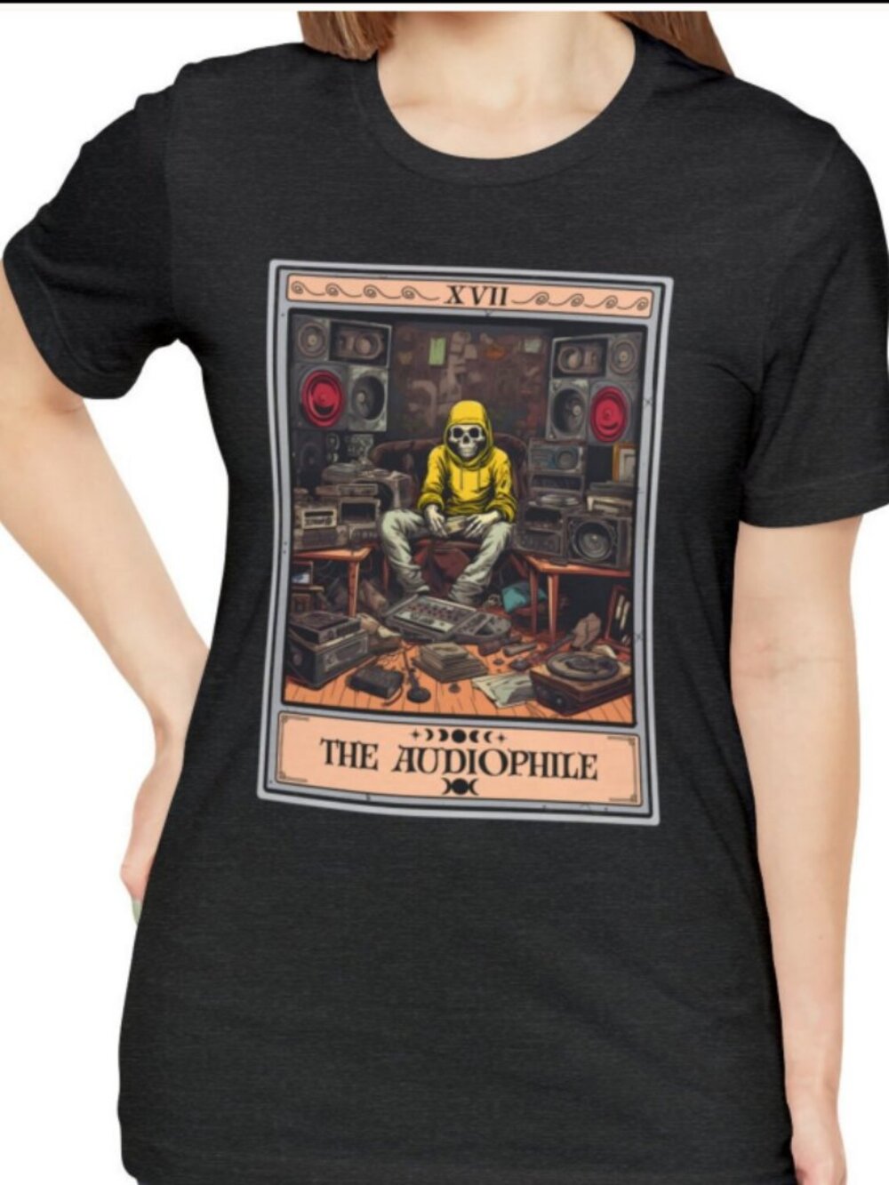 Audiophile Shirt, The Audiophile Tarot Card Shirt, Audio Shirt Audiophile Gift